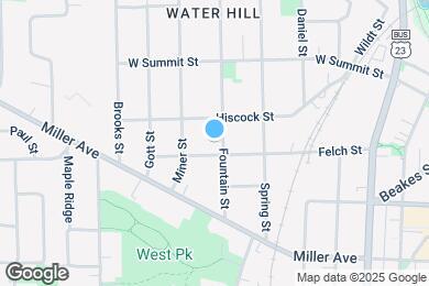 Map image of the property - 607 Fountain St