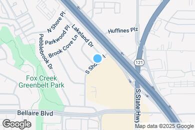 Map image of the property - 220 S Shore Pl