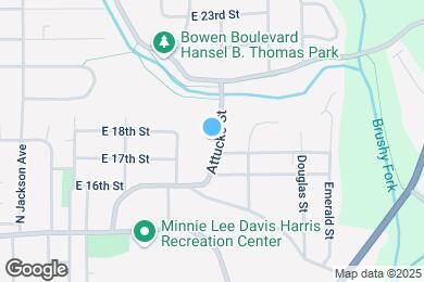 Map image of the property - 1608 Attucks St