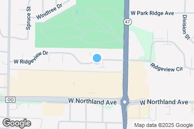 Map image of the property - 801 W Ridgeview Dr