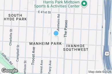 Map image of the property - 4228 Virginia Ave