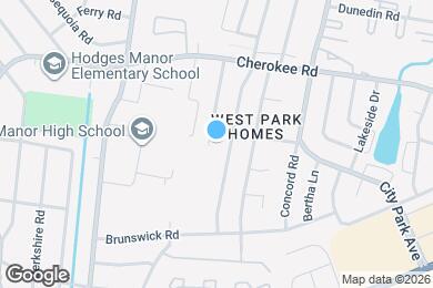 Map image of the property - 1203 Baskerville Ln