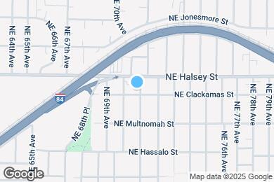 Map image of the property - 1409 NE 71st Ave