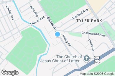 Map image of the property - 1326 Barret Ave