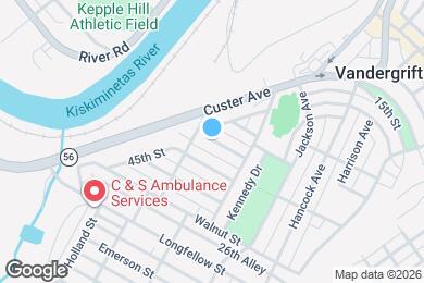 Map image of the property - 325 Spruce St