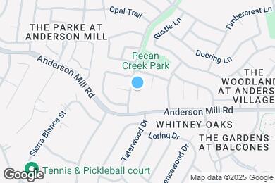 Map image of the property - Pecan Creek Apartments