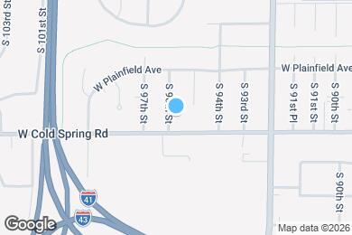 Map image of the property - 4256 S 96th St