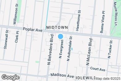 Map image of the property - 151 N Evergreen St