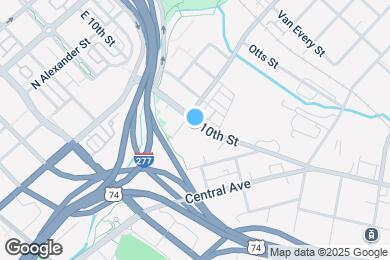 Map image of the property - MAA Plaza Midwood