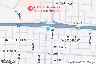 Map image of the property - 3915 W 8th St