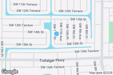 Map image of the property - 1413 SW 11th Pl