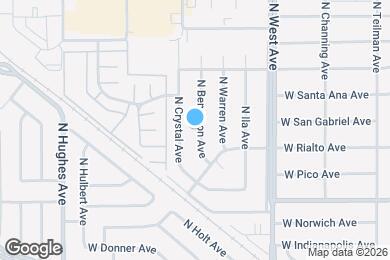 Map image of the property - 4735 N Bengston Ave