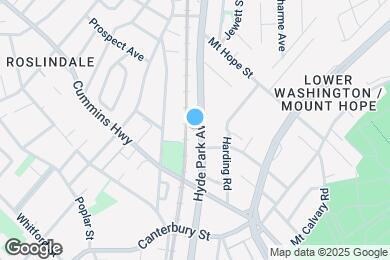 Map image of the property - 543 Hyde Park Ave