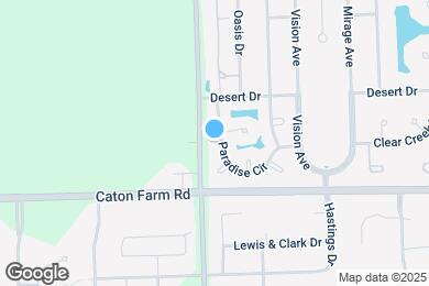 Map image of the property - 2419 Paradise Cir