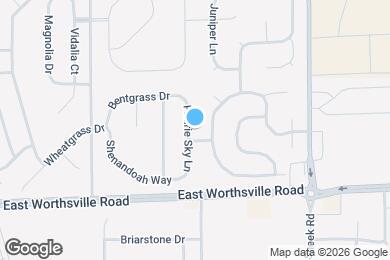 Map image of the property - 1947 Prairie Sky Ln