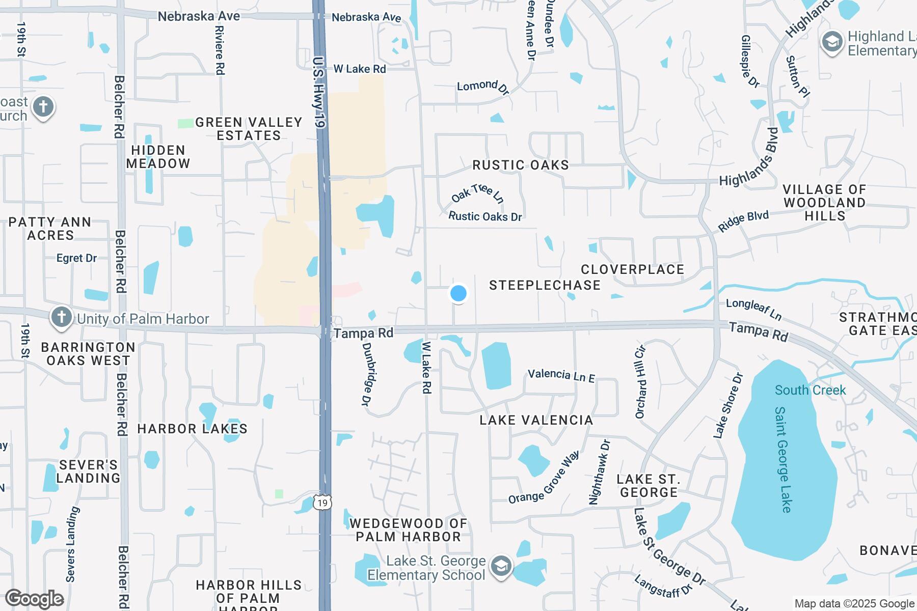 Palm Harbor Fl Map
