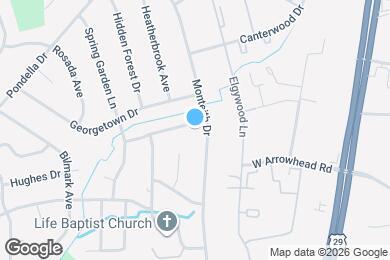 Map image of the property - 511 Derrydowne Dr