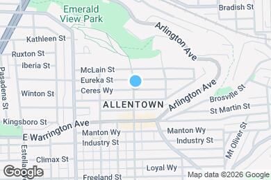 Map image of the property - 26 Allen St