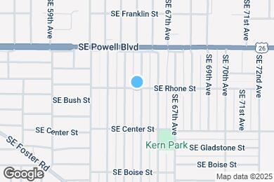 Map image of the property - 3703 SE 65th Ave