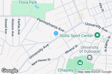Map image of the property - 2555 University Ave
