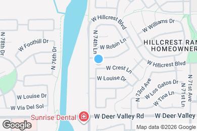 Map image of the property - 7472 W Crest Ln