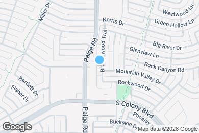 Map image of the property - 6405 Branchwood Trail