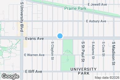 Map image of the property - 2105 S Fillmore St