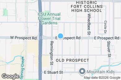 Map image of the property - 215 E Prospect Rd