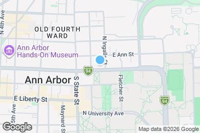 Map image of the property - Unger Apartments - 5-10 Minute Walk to UofM!