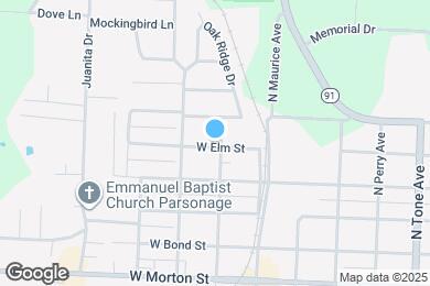 Map image of the property - 1603 W Elm St