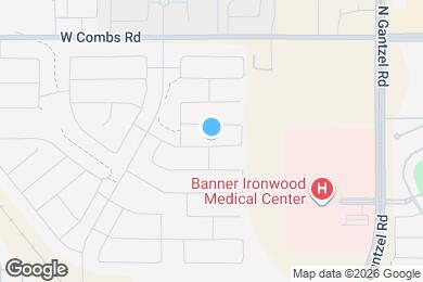 Map image of the property - 354 W Rainbow Bridge Ln