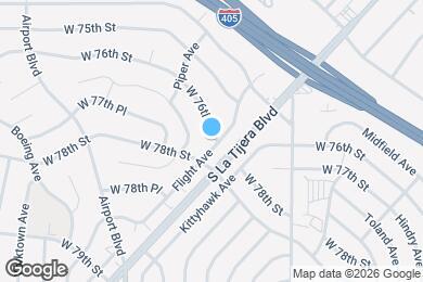 Map image of the property - 7601 Flight Ave