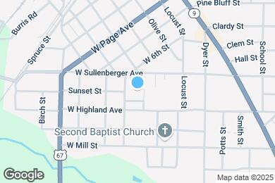 Map image of the property - 307 Sunset Dr