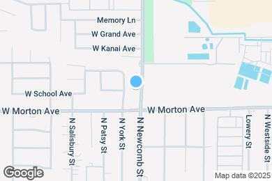 Map image of the property - 453 N Newcomb St
