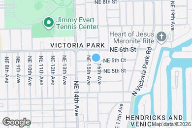 Map image of the property - 1514 NE 5th Ct
