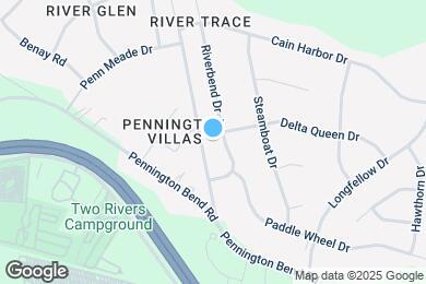 Map image of the property - 2723 Riverbend Dr