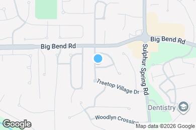 Map image of the property - 1226 Treetop Village Dr