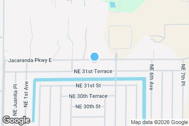 Map image of the property - Fenced yard, 3/2 Single Family Home.  Rent Ready.