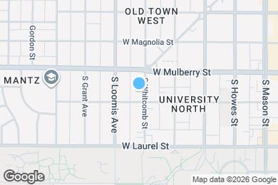 Map image of the property - 527 S Whitcomb St