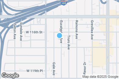 Map image of the property - 11643 Eucalyptus Ave