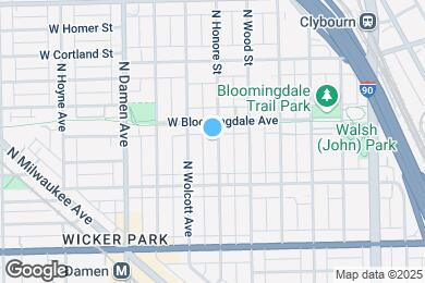 Map image of the property - 1744 N Honore St