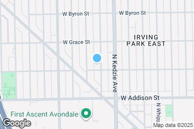 Map image of the property - 3708 N Sawyer Ave