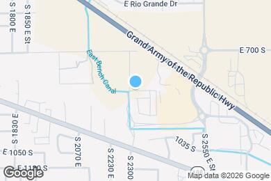 Map image of the property - 2303 E 830 S
