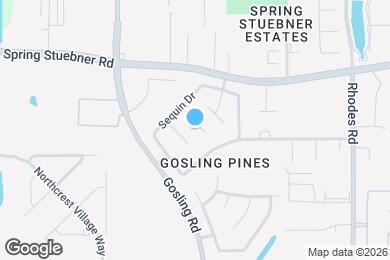 Map image of the property - 21719 Texian Ct