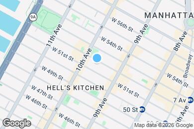 Map image of the property - West 52nd Street