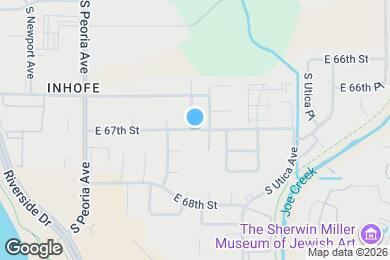 Map image of the property - 6649 S Rockford Ave