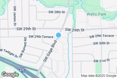 Map image of the property - 2922 SW Lydia Ave