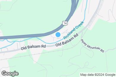 Map image of the property - Balsam Mountain Apartments