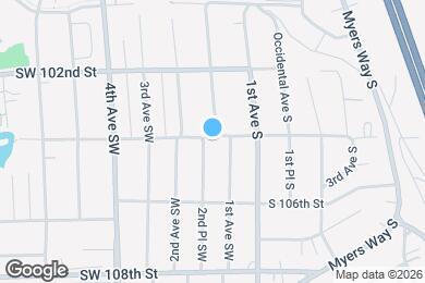 Map image of the property - 10404 2nd Pl SW