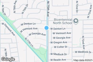 Map image of the property - 7547 W Vermont Ave